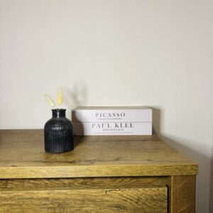 tempImageDIn7IG χειροποίητο καμπυλωτό με ραβδώσεις διακοσμητικό βάζο