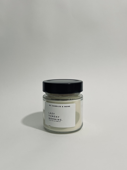 αρωματικό κερί "lazy Sunday morning" 190gr με βαμβακερό φυτίλι